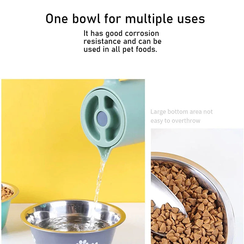 TugTail Stainless Steel Food/Water Bowl