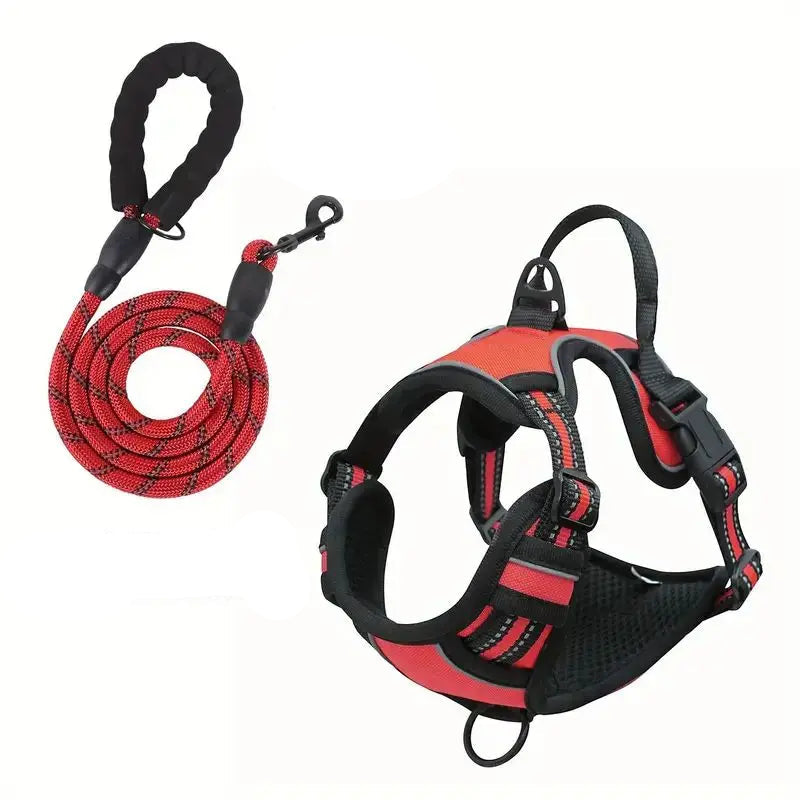 TugTail Adjustable Harness with Leash